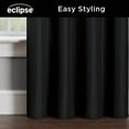 thumbnail image 6 of Eclipse Kendall Modern Blackout Curtains, 54 In Long x 42 In Wide, Black, Sold as a Single Curtain Panel, 6 of 7