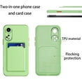 thumbnail image 5 of Compatible with Oppo Reno 8T 5G Case with Card Holder Shockproof Oppo Reno 8T 5G Phone Case for Women Men Soft Silicone TPU Bumper Protective Case (Green), 5 of 12