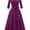 Purple, variant on Cocktail Dresses for Women, Elegant Wedding Guest 3/4 Sleeves Formal Church Dress, Fall 2025