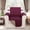Burgundy/Tan, variant on Luxshare Home Reversible Sofa Cover, Pet Friendly, Machine Washable, Water Repellent, with Elastic Straps & Foam Rods, 3-Seat, Chocolate/Beige