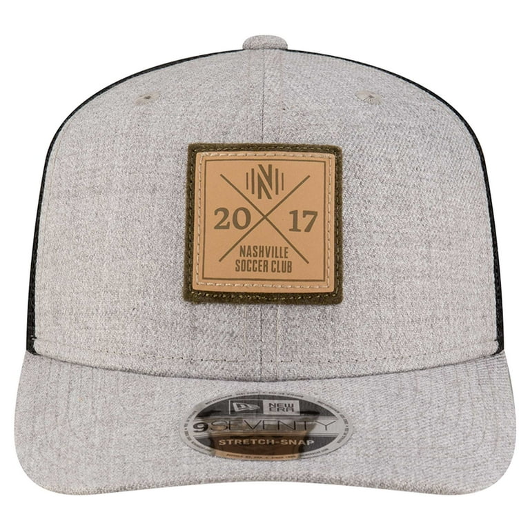Men's New Era Heather Gray Nashville SC 9SEVENTY Stretch-Snap