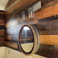 thumbnail image 2 of French Oak Wine Barrel Mirror, 2 of 6