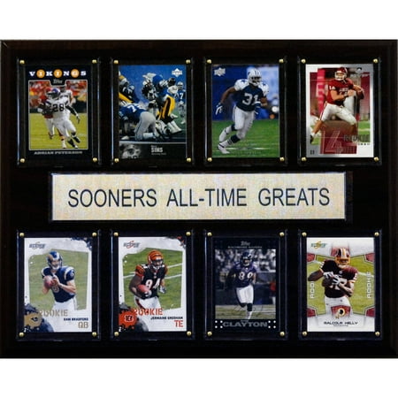 C&I Collectables NCAA Football 12x15 Oklahoma Sooners All-Time Greats