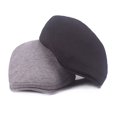 thumbnail image 6 of Lroveb Newsboy Hats for Women 3 Pieces Mens Hat Cotton Soft Stretch Fit Men Cap Cabbie Driving Ivy Visor Hat, 6 of 6