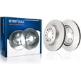 thumbnail image 4 of Detroit Axle - Brake Kit for 2018-2019 Buick Enclave 2017-2020 Cadillac XT5, Disc Brake Rotors Ceramic Brakes Pads Replacement: 13.58" inch Front and 12.40" inch Rear Rotor, 4 of 8