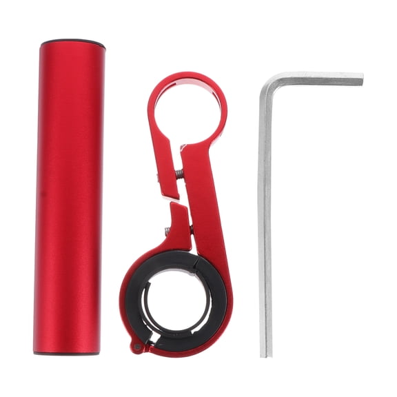 Masteelf  Bike Extension Brake Lever Grips Handlebar Extender Bikes Red