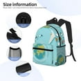 thumbnail image 5 of Picia Travelling on Airplane Large Capacity Backpack Classic Style Backpack Casual Backpack Water-Resistant School Work Travel Outdoor Backpack, 5 of 8