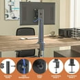 HEMUDU Single Desk Monitor Arm Mount Stand Fit for 13 inch to 34 inch