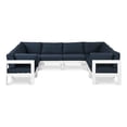 thumbnail image 1 of Meridian Furniture Nizuc Sectionnel Modulaire de Patio Extérieur Bleu Marine, 1 of 8