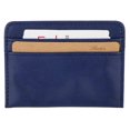 thumbnail image 3 of Buxton Womens Leather Heiress Pik-me-up Framed Id Coin, Credit Card Case Holder Wallet , Change Purse (Navy),One Size, 3 of 3