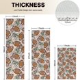 thumbnail image 4 of Light Pink Football and Flowers Pattern Kitchen Rugs Sets Of 3,Kitchen Runner Rugs Non Skid Washable,Decorative Kitchen Floor Mats for Kitchen,Sink,Laundry,17"x30"+ 17"x47" + 17"x59", 4 of 6