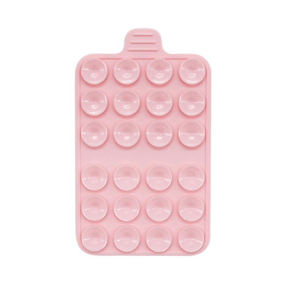 Cateissary Funda protectora digital con ventosas dobles para soporte confiable, soporte de ventosa móvil de vidrio Relojes inteligentes Rosa PC 1