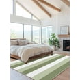 thumbnail image 2 of Sage Green and White Striped Area Rug for Bedroom 4x6 Ft Abstract Ombre Geometric Super Soft fuzzy Throw Rug Non-Slip Fluffy Plush Indoor Floor Carpet for Living Room Nursery Home Decor, 2 of 8