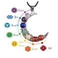 thumbnail image 2 of SIfdSeng 1Pcs Seven Stone Moon Necklace Stone Pendant, 2 of 9