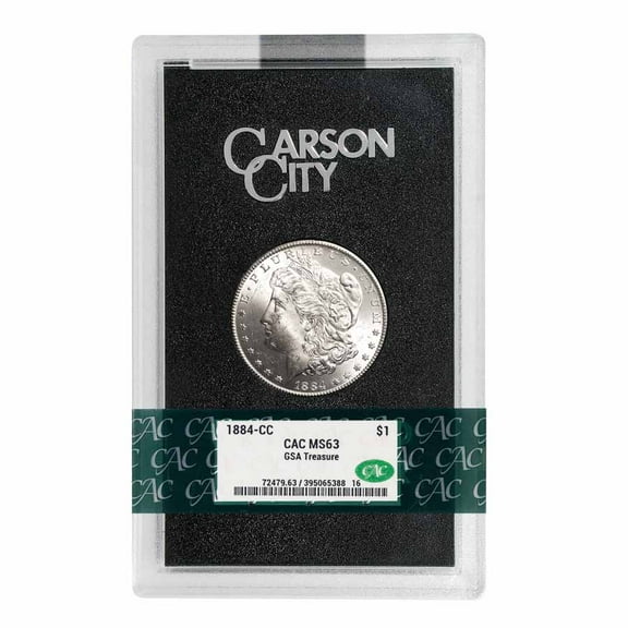 1884-CC Morgan Dollar MS-63 CACG (GSA)