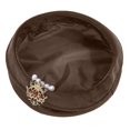 thumbnail image 4 of QSAWXQZ Men's Renaissance Beret Medieval Tudor Hat Tassel Halloween Party Cap Free Size, 4 of 6