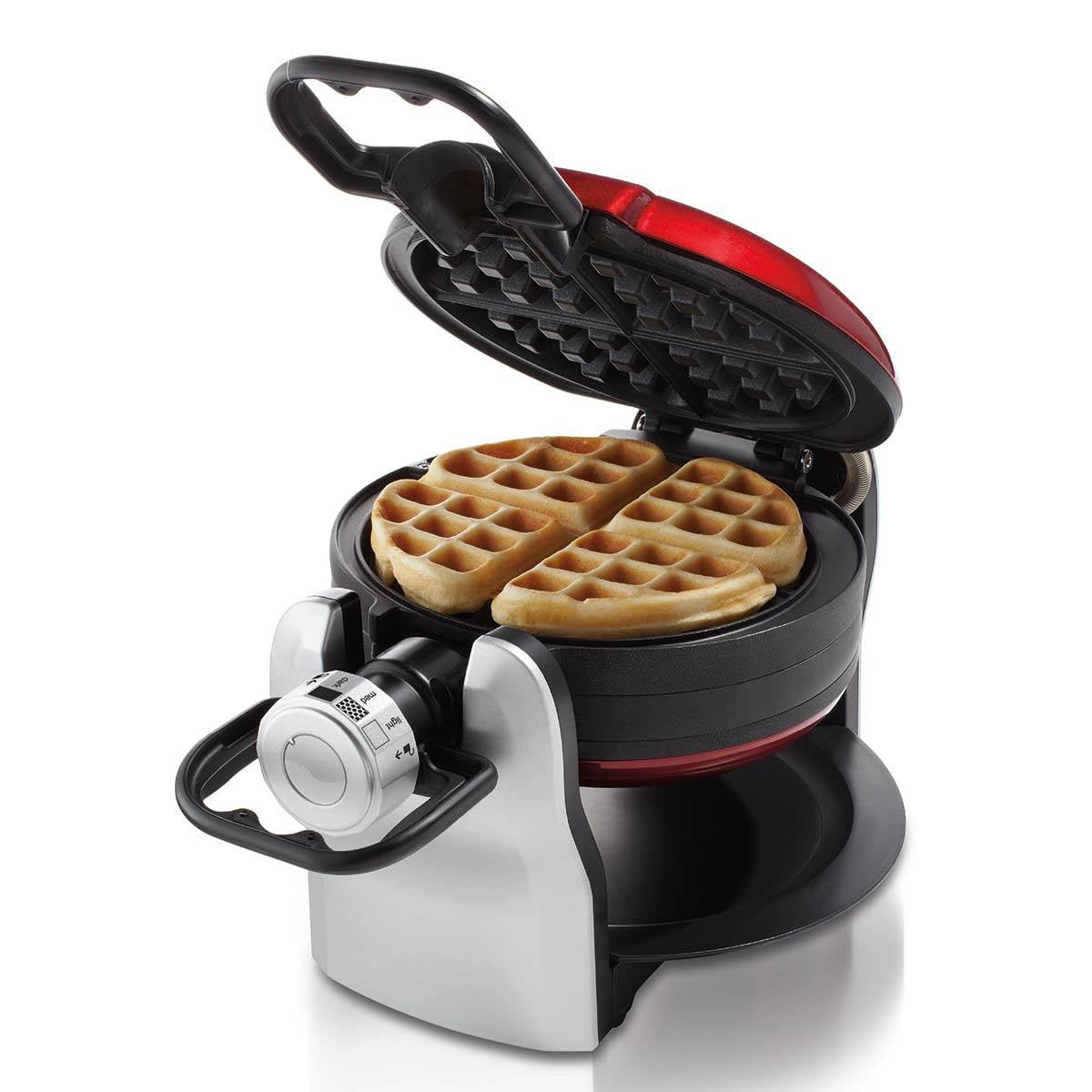 oster waffle maker red