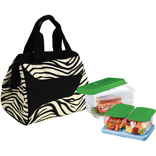 Fit & Fresh Downtown Lunch Kit, Zebra