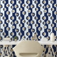 thumbnail image 2 of Ambesonne, Daisy Peel & Stick Wallpaper for Home, Pop Art Chamomile Flower Art, 13"x36", Dark Lavender White, 2 of 5