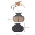 thumbnail image 1 of Motorcycle Brakes Front Rear Disc Brake Pads Shoes with Separation Spring for GY6 50cc 125cc CBX  Scooter Moped, 1 of 3