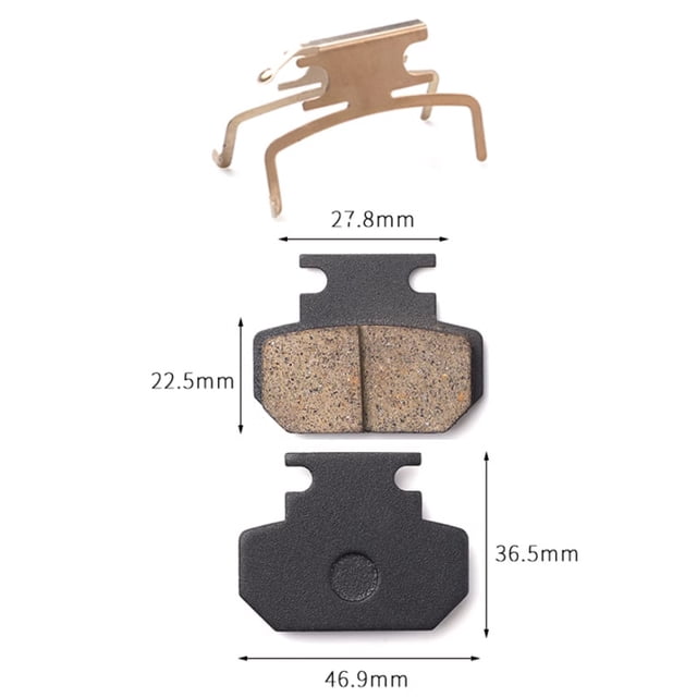 Motorcycle Brakes Front Rear Disc Brake Pads Shoes with Separation Spring for GY6 50cc 125cc CBX Scooter Moped