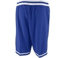 thumbnail image 3 of Pantalones cortos deportivos ANGGREK de baloncesto azul de secado rápido para hombre poliéster con bolsillo, 3 of 8