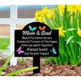 thumbnail image 4 of SLYNSHome Memorial Stakes Grave Decorations for Cemetery,Mom and Dad Memorial Plaques Markers for Cemetery Humans Outdoor Yard Garden, 4 of 6