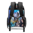 thumbnail image 2 of Easygdp Sea Turtle Swims Clear Backpack, Transparent Bookbag for School for Women Men, Capacity Clear Bag for College, Travel, 2 of 7