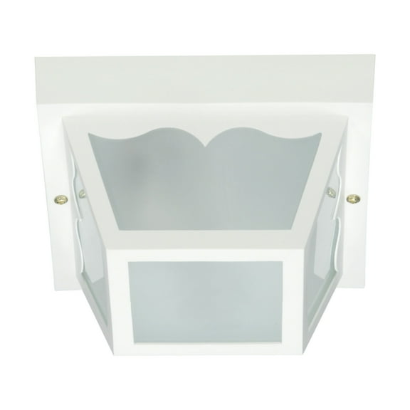 Nuvo Lighting - One Light Outdoor Carport Flush Mount-8.25 Inches Wide by 4.75