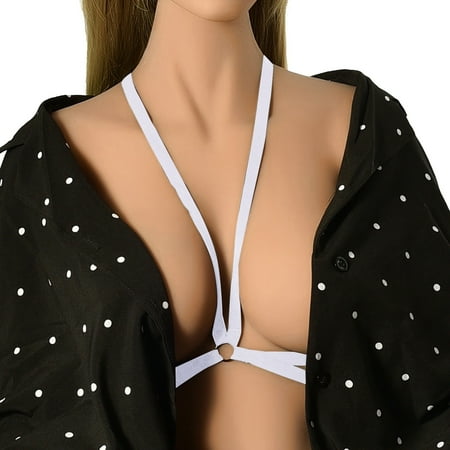 

Womens Lingerie Set Black Strapping Bra Fashionable High Grade Harness Underwear Dance Clothes