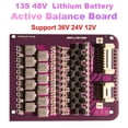 thumbnail image 1 of Placa de equilibrio activa para batería de litio ternaria LiFePO4 13S de 48 V, compatible con protección y reparación de baterías de litio de 36 V, 24 V y 12 V, 1 of 8