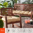 thumbnail image 5 of Sunbrella Canva Wheat 51 x 18 in. Outdoor Bench Cushion by Greendale Home Fashions, 5 of 7