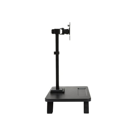 Mind Reader - Single LCD Monitor Desk Stand - Black