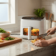 thumbnail image 5 of Atilioo 4Qt Air fryer with View Window & 8 Presets, Digital Touchscreen Space-Saving Rapid Air Cooker, Non-Stick & Dishwasher Safe, White, 5 of 10
