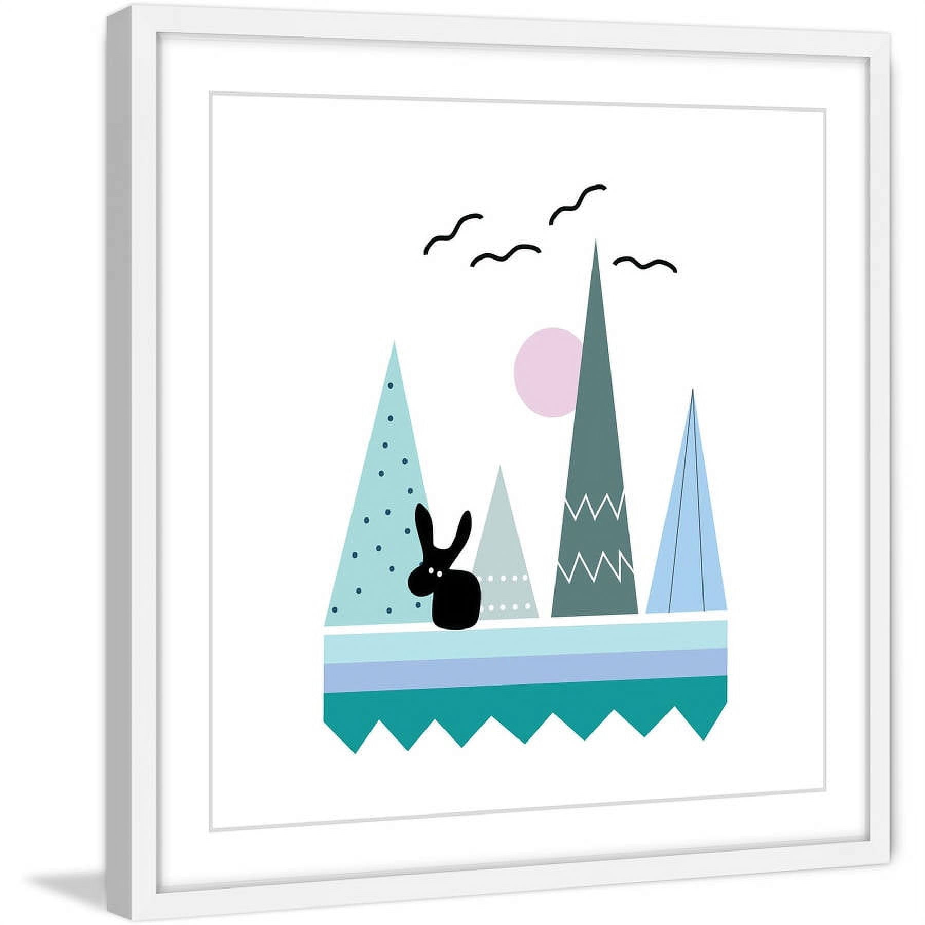 Marmont Hill "Teepee Patterns" by Katarina Snygg Framed Painting Print