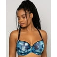 thumbnail image 2 of Women's Curvy Couture 1274 Tulip Sheer Smooth T-Shirt Push Up Bra (Floral Wash 46DDD), 2 of 9
