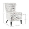 thumbnail image 2 of Gracie Mills Zachery Transitional Swoop Wing Chair with Round Arm and Piped Edges - GRACE-3914, 2 of 4