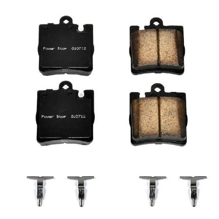 Kompressor Pad - OE Replacement for 2003-2007 Mercedes-Benz C230 Rear Disc Brake Pad and Hardware Kit (Kompressor / Kompressor Classic / Kompressor Elegance / Kompressor Sport / Sport)