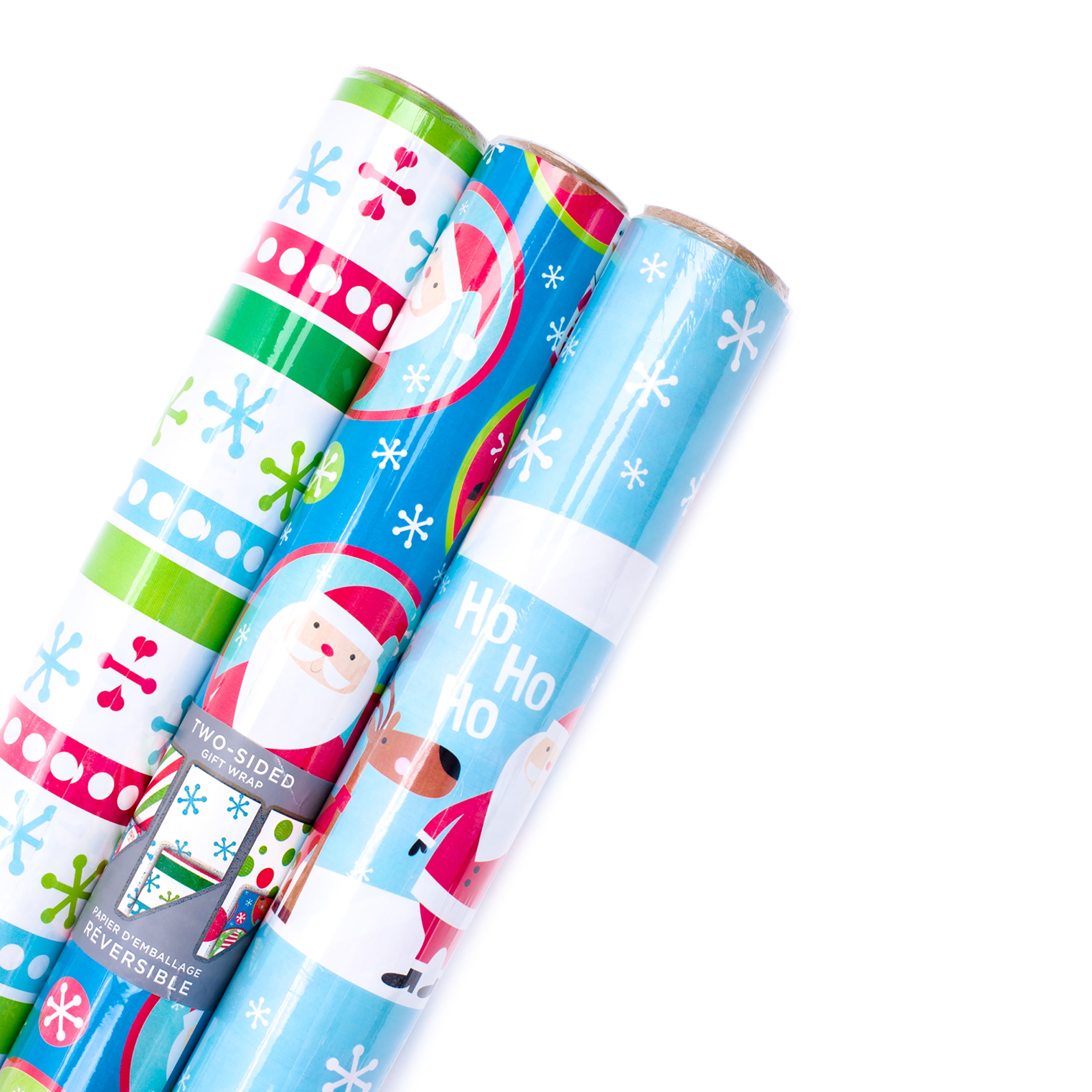 Reversible Christmas Wrapping Paper 