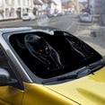 thumbnail image 5 of FORUDESIGNS Black Cat Pattern Car Windshield Sun Shade Foldable Auto Windshield Dash Protector Auto Window Shades for UV Rays and Sun Screen Protection,57.1 x 27.4 inches, 5 of 7