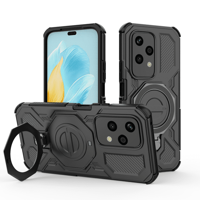 Funda GANGXUN para Honor 200 Lite 5G , magnética, ligera, soporte 360°, antigolpes