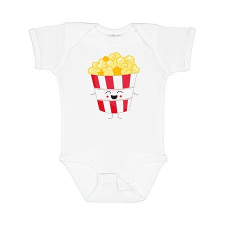

Inktastic Cute Kawaii Popcorn Gift Baby Boy or Baby Girl Bodysuit