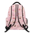 thumbnail image 2 of HUIACONG Pink Capybara Boba Print School Backpack for Teens Girls Boys Age 7-18 Sturdy Water Repellent Bookbag with Adjustable Padded Straps Multi Pockets for School Travel Daily Use, 2 of 7