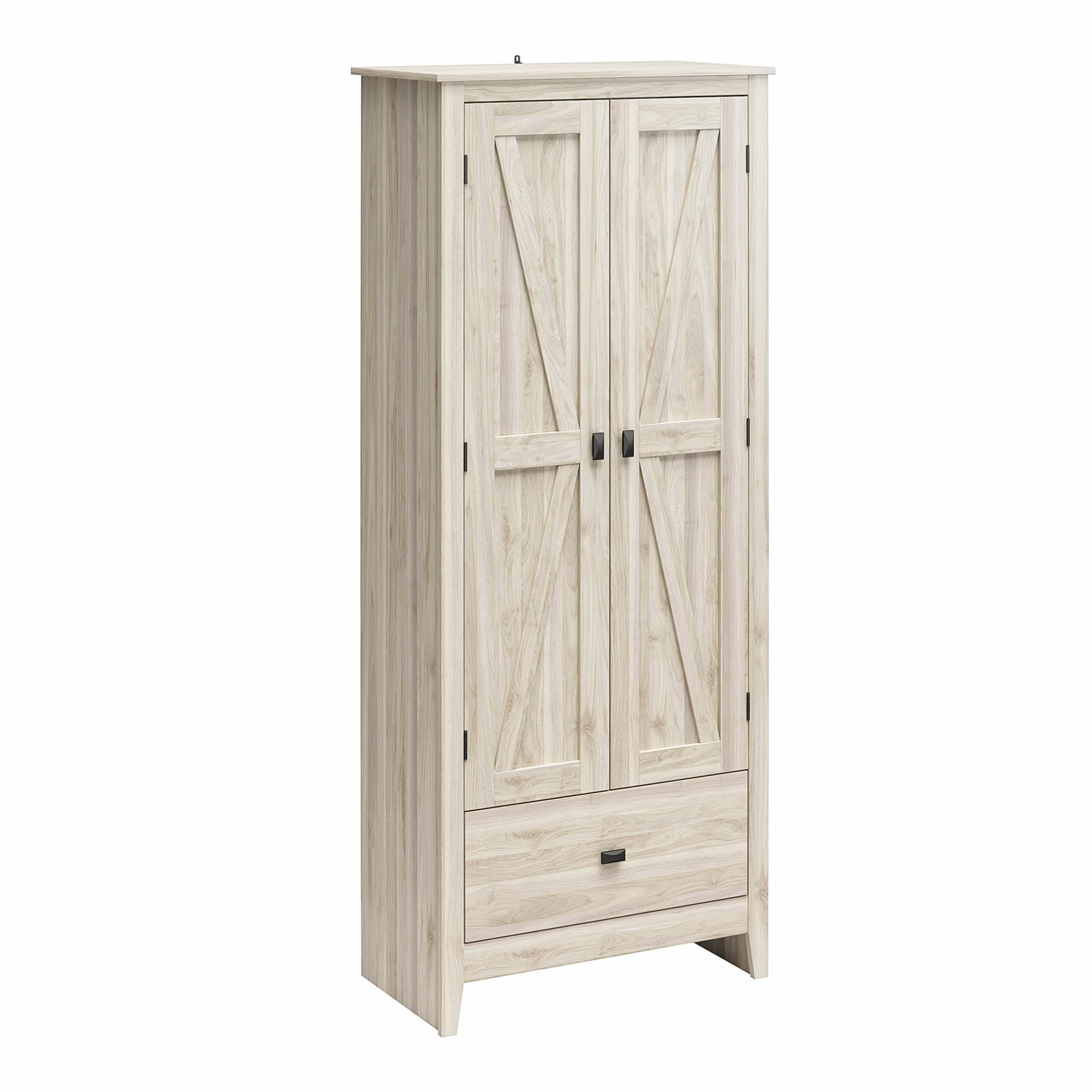 Farmington 30" Wide Storage Cabinet, Light Walnut
