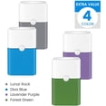 thumbnail image 2 of 4 Pack 211+ Replacement Washable Pre-Filters for Blueair Blue Pure 211+ air purifier, Removes Pollen, Dust, Pet Dander, Color include Lunar Rock, Diva Blue, Lavender Purple, Forest green, 2 of 7