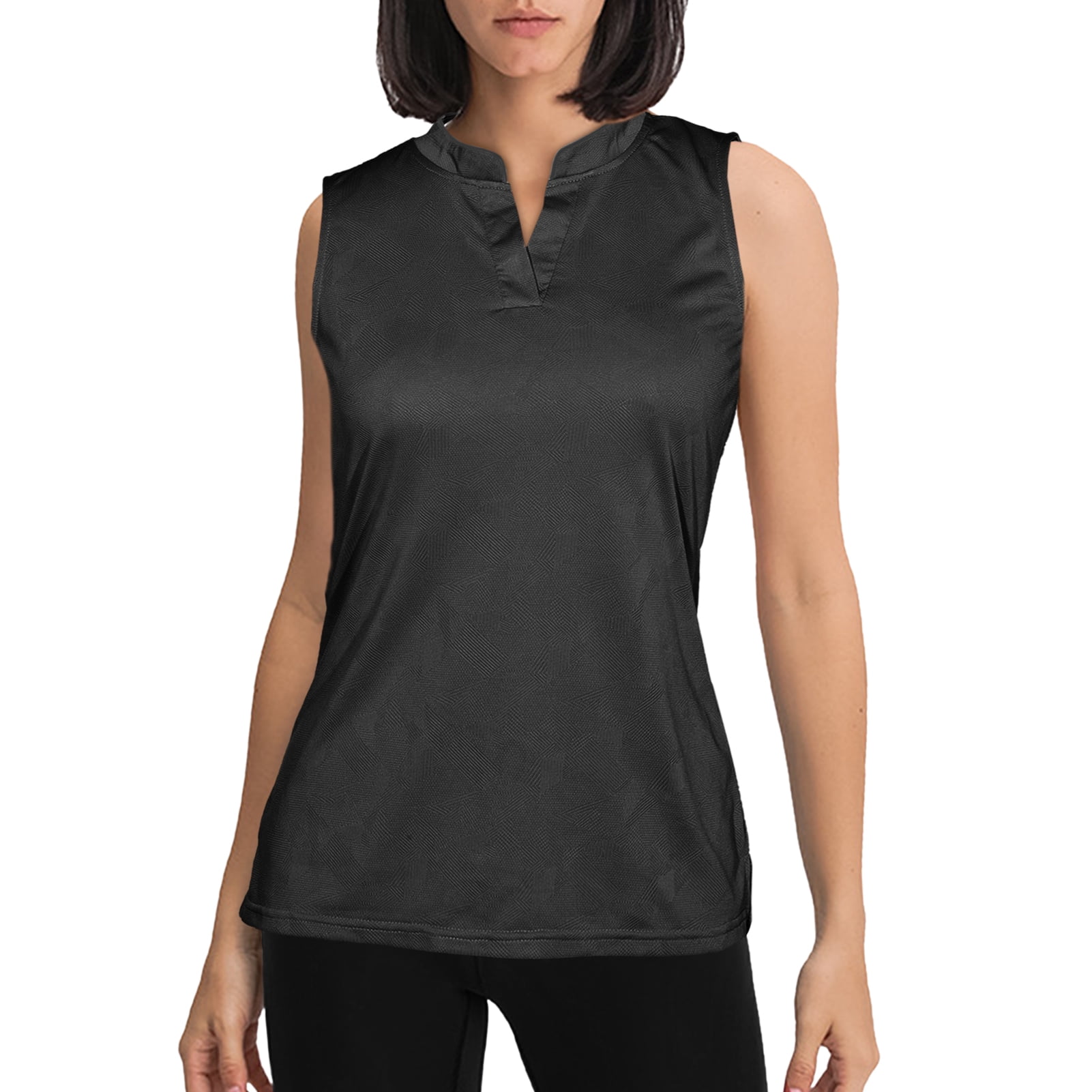 Trarodic Sleeveless Polo Shirt Breathable Lightweight Sports Ladies