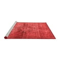 thumbnail image 2 of Ahgly Company Machine Washable Indoor Square Oriental Red Traditional Area Rugs, 7' Square, 2 of 4