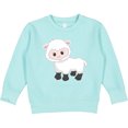 thumbnail image 2 of Inktastic Cute White Lamb Toddler Sweatshirt, 2 of 4