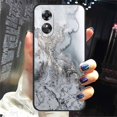thumbnail image 1 of Funda De Mármol De Grano Para ZTE Axon 40 SE V40S V70 Pro Silicona Suave TPU Linda Flor Animal Pintado Bolsas De Parachoques Trasero, 1 of 4