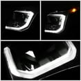 thumbnail image 6 of DNA Motoring For 15-20 GMC Yukon /XL Black Clear LED DRL Signal Projector Halogen Headlight Pair, 6 of 12